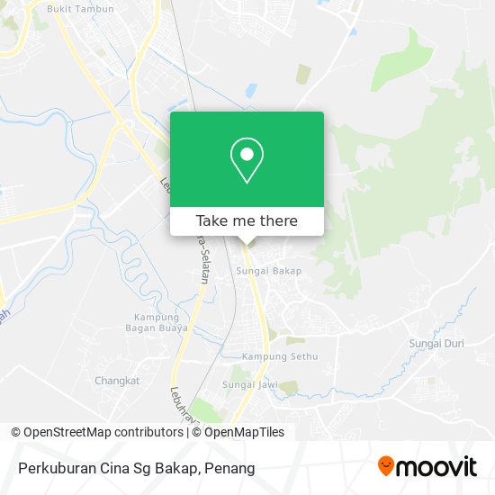 Perkuburan Cina Sg Bakap map