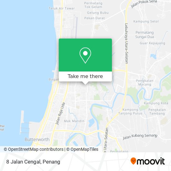 8 Jalan Cengal map