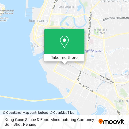 Peta Kong Guan Sauce & Food Manufacturing Company Sdn. Bhd.