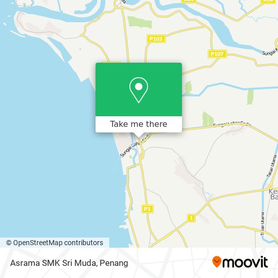 Peta Asrama SMK Sri Muda