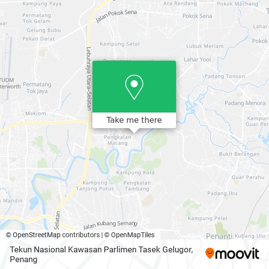 Peta Tekun Nasional Kawasan Parlimen Tasek Gelugor