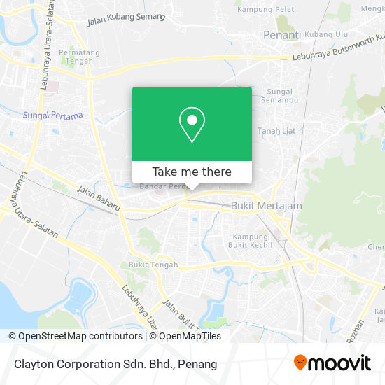 Clayton Corporation Sdn. Bhd. map