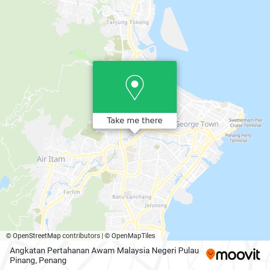 Angkatan Pertahanan Awam Malaysia Negeri Pulau Pinang map