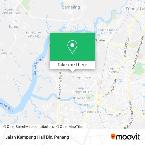 Jalan Kampung Haji Din map