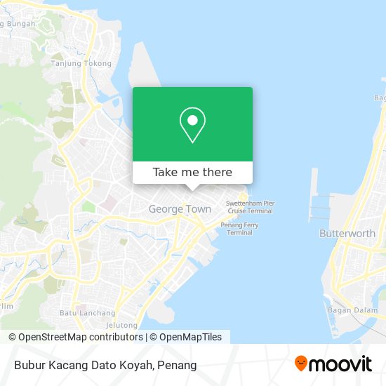 Bubur Kacang Dato Koyah map