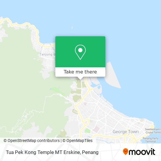 Peta Tua Pek Kong Temple MT Erskine