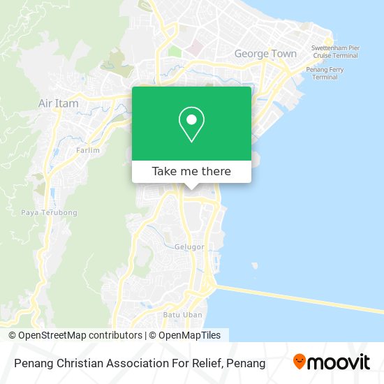 Peta Penang Christian Association For Relief
