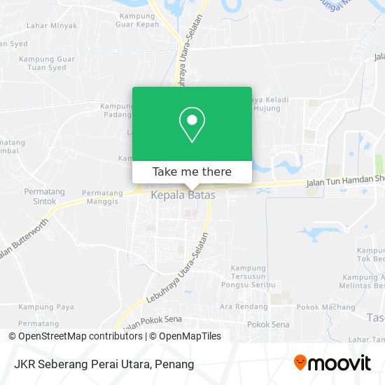 JKR Seberang Perai Utara map