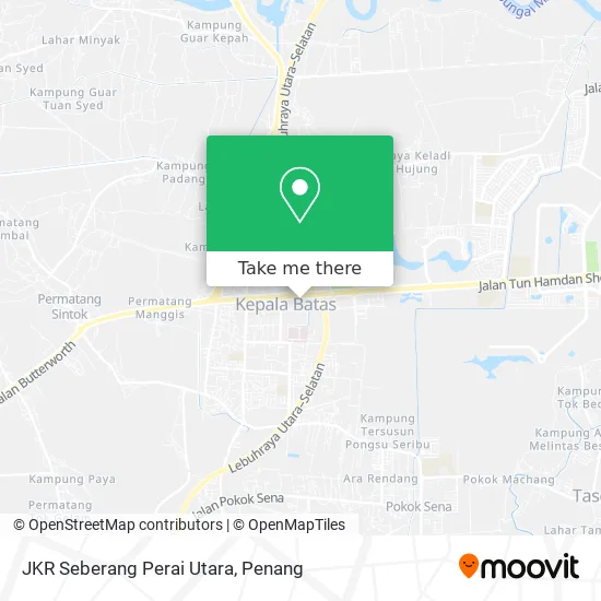 Peta JKR Seberang Perai Utara