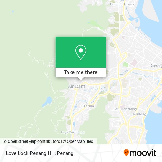 Love Lock Penang Hill map