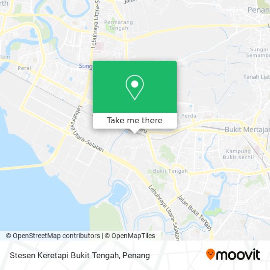 Peta Stesen Keretapi Bukit Tengah