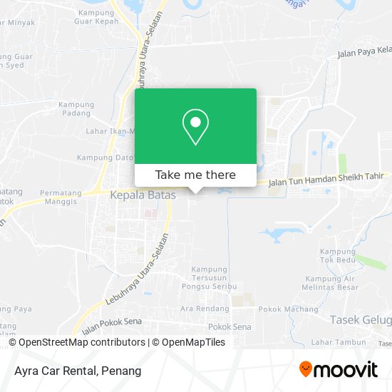 Ayra Car Rental map