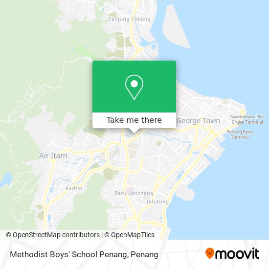 Methodist Boys' School Penang map