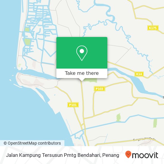 Peta Jalan Kampung Tersusun Pmtg Bendahari