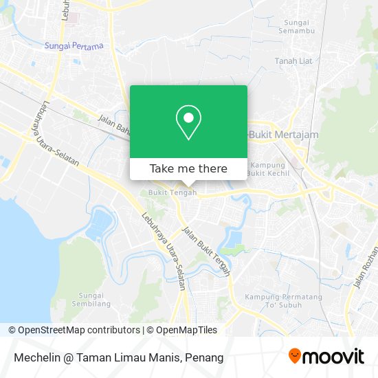 Mechelin @ Taman Limau Manis map
