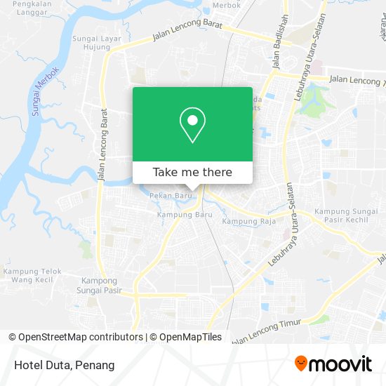 Hotel Duta map