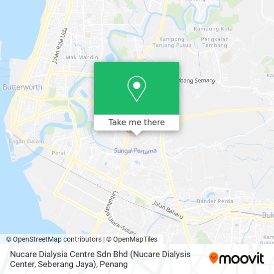 Nucare Dialysia Centre Sdn Bhd (Nucare Dialysis Center, Seberang Jaya) map