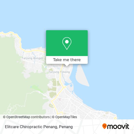Elitcare Chiropractic Penang map