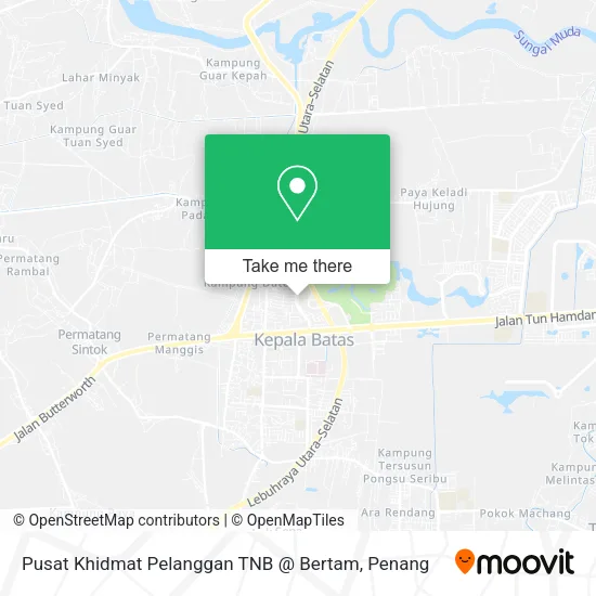 Pusat Khidmat Pelanggan TNB @ Bertam map
