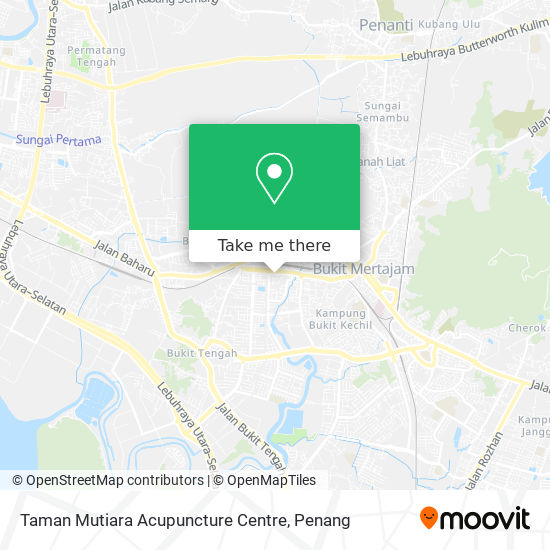 Peta Taman Mutiara Acupuncture Centre