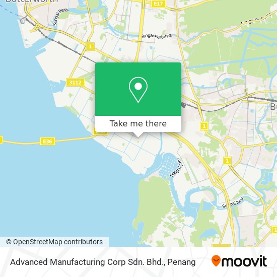Advanced Manufacturing Corp Sdn. Bhd. map