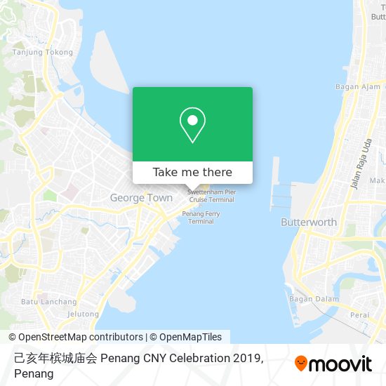 己亥年槟城庙会 Penang CNY Celebration 2019 map