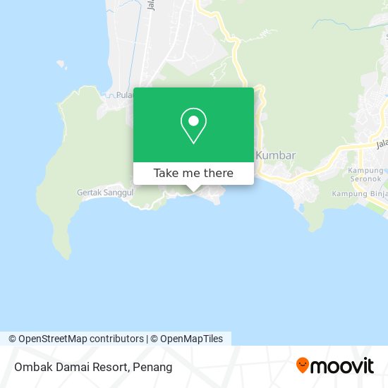 Ombak Damai Resort map