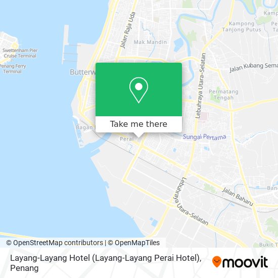 Peta Layang-Layang Hotel (Layang-Layang Perai Hotel)