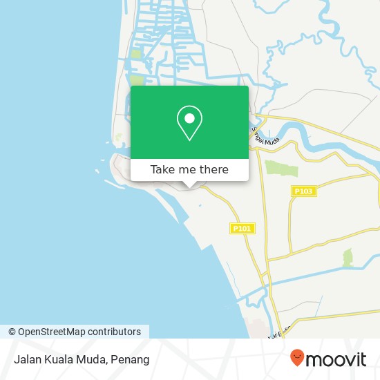 Peta Jalan Kuala Muda