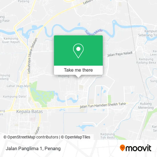 Jalan Panglima 1 map