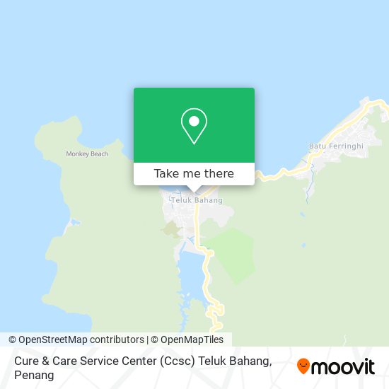 Cure & Care Service Center (Ccsc) Teluk Bahang map