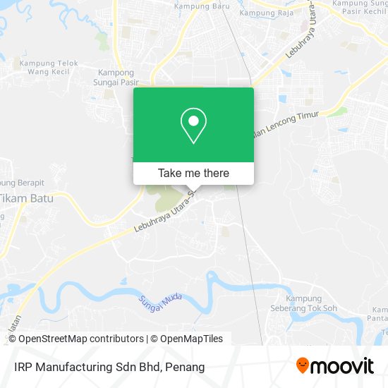 IRP Manufacturing Sdn Bhd map