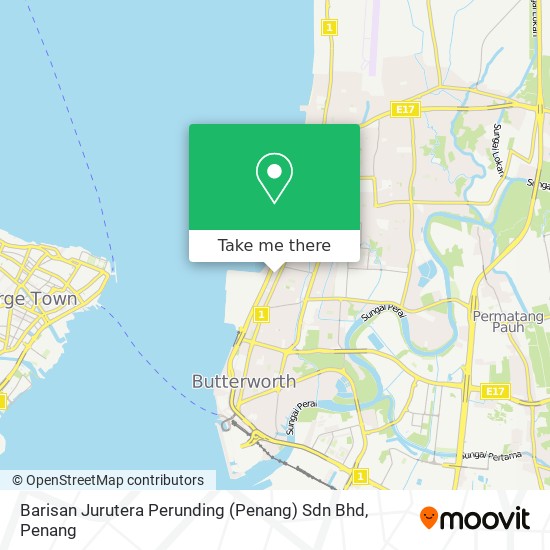 Peta Barisan Jurutera Perunding (Penang) Sdn Bhd