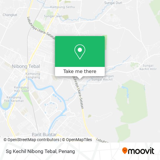 Sg Kechil Nibong Tebal map