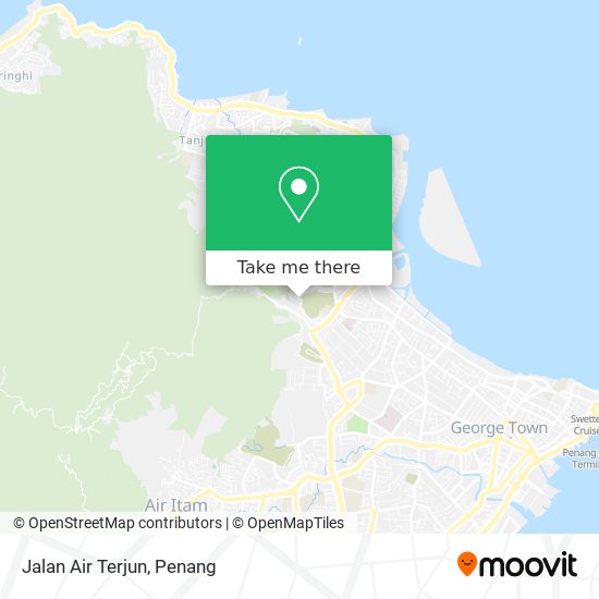 Jalan Air Terjun map