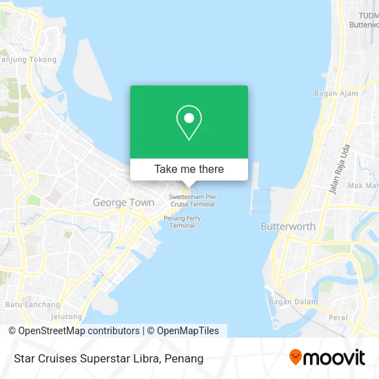 Star Cruises Superstar Libra map