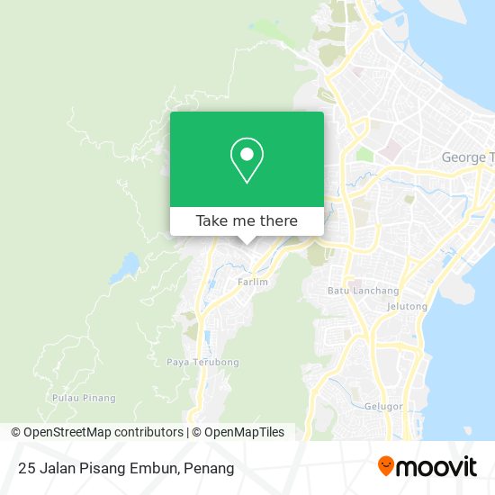 Peta 25 Jalan Pisang Embun