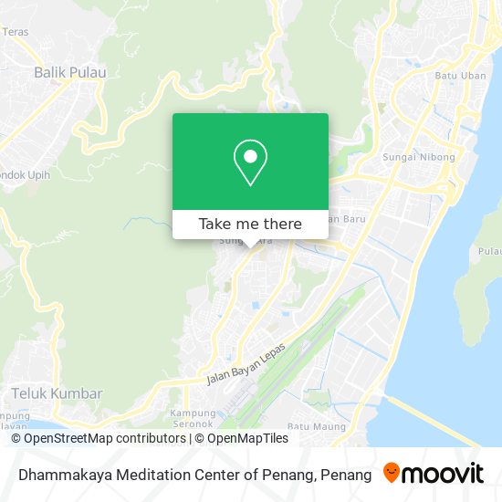Dhammakaya Meditation Center of Penang map