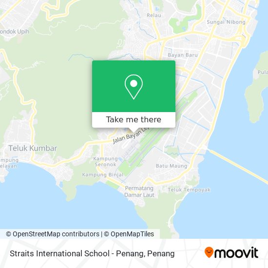 Straits International School - Penang map