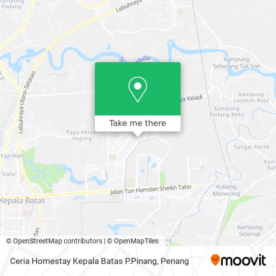 Ceria Homestay Kepala Batas P.Pinang map