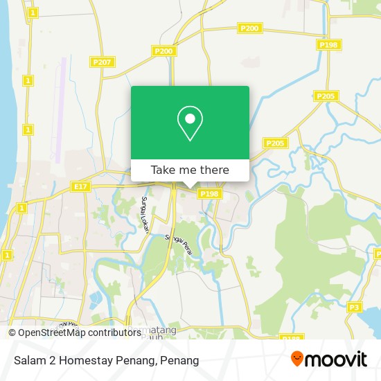 Salam 2 Homestay Penang map