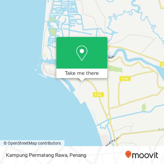 Kampung Permatang Rawa map