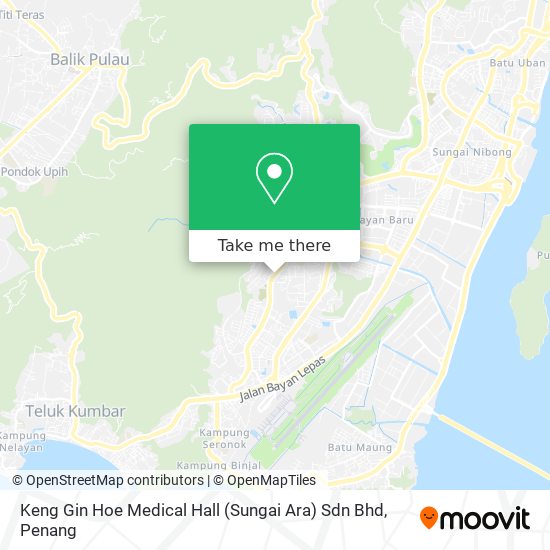 Keng Gin Hoe Medical Hall (Sungai Ara) Sdn Bhd map