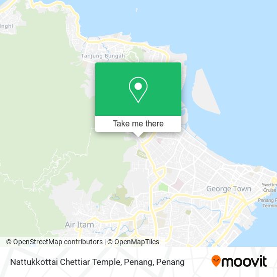 Nattukkottai Chettiar Temple, Penang map