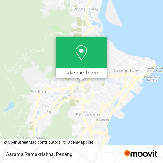 Asrama Ramakrishna map