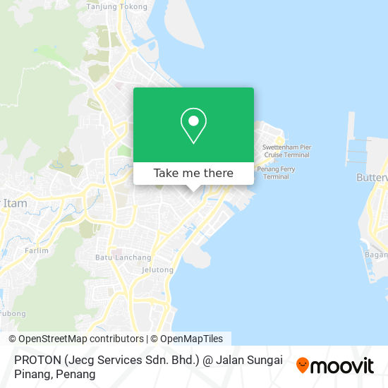 Peta PROTON (Jecg Services Sdn. Bhd.) @ Jalan Sungai Pinang
