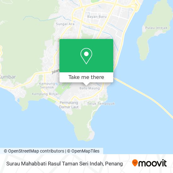 Surau Mahabbati Rasul Taman Seri Indah map