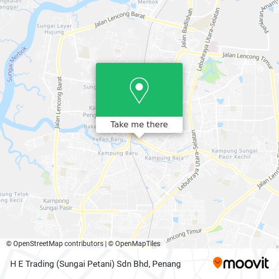 H E Trading (Sungai Petani) Sdn Bhd map