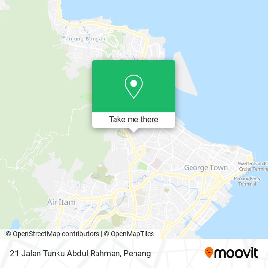 Peta 21 Jalan Tunku Abdul Rahman