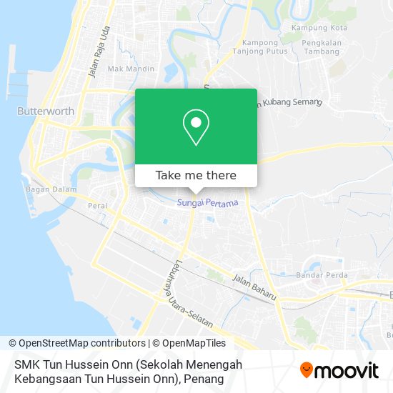 SMK Tun Hussein Onn (Sekolah Menengah Kebangsaan Tun Hussein Onn) map